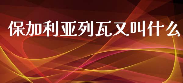 保加利亚列瓦又叫什么_https://www.kuaijiepai.net_投资理财_第1张