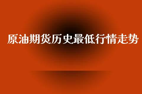 原油期货历史最低行情走势_https://www.kuaijiepai.net_期货资讯_第1张