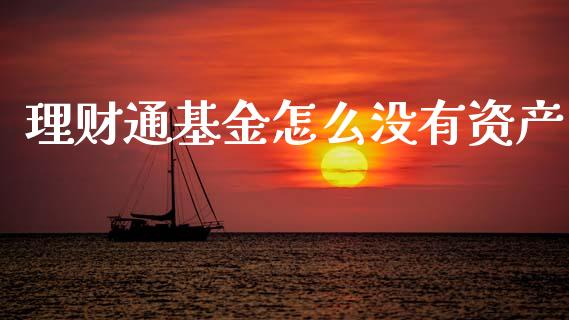 理财通基金怎么没有资产_https://www.kuaijiepai.net_投资理财_第1张