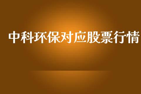 中科环保对应股票行情_https://www.kuaijiepai.net_股票理论_第1张
