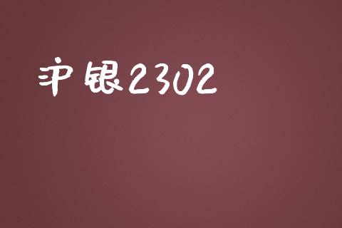 沪银2302_https://www.kuaijiepai.net_国际期货_第1张