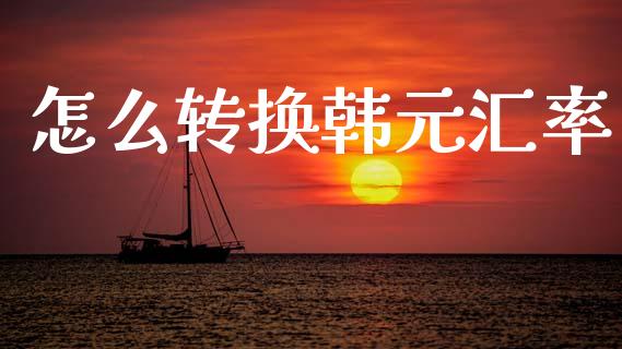 怎么转换韩元汇率_https://www.kuaijiepai.net_期货理财_第1张