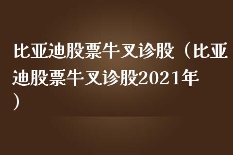 比亚迪股票牛叉诊股（比亚迪股票牛叉诊股2021年）_https://www.kuaijiepai.net_新股新闻_第1张