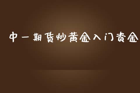 中一期货炒黄金入门资金_https://www.kuaijiepai.net_国际期货_第1张