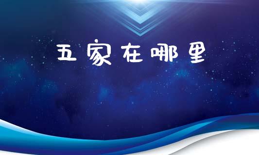 五家在哪里_https://www.kuaijiepai.net_新股新闻_第1张