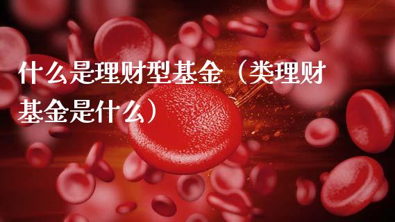 什么是理财型基金（类理财基金是什么）_https://www.kuaijiepai.net_期货理财_第1张