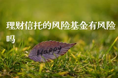 理财信托的风险基金有风险吗_https://www.kuaijiepai.net_投资理财_第1张