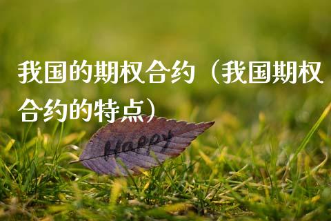 我国的期权合约（我国期权合约的特点）_https://www.kuaijiepai.net_期货资讯_第1张