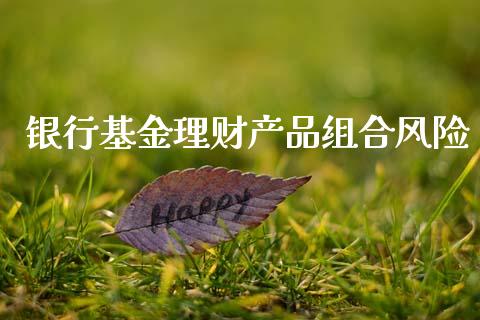 银行基金理财产品组合风险_https://www.kuaijiepai.net_期货理财_第1张