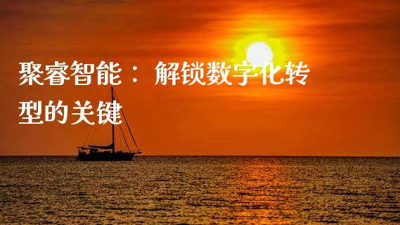 聚睿智能： 解锁数字化转型的关键_https://www.kuaijiepai.net_股票理论_第1张