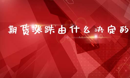 期货涨跌由什么决定的_https://www.kuaijiepai.net_投资理财_第1张