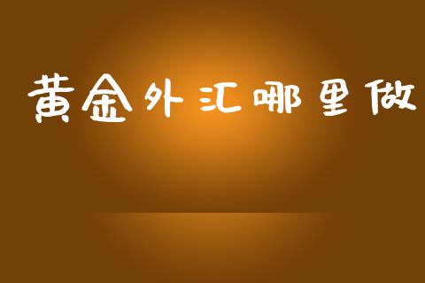 黄金外汇哪里做_https://www.kuaijiepai.net_国际期货_第1张