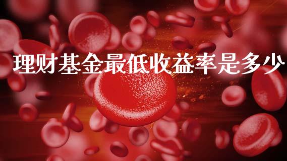 理财基金最低收益率是多少_https://www.kuaijiepai.net_投资理财_第1张