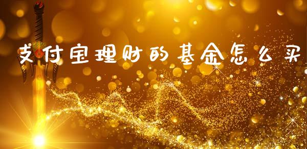 支付宝理财的基金怎么买_https://www.kuaijiepai.net_期货理财_第1张