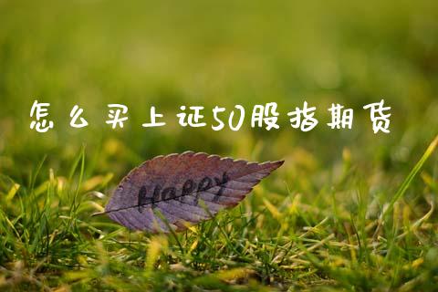 怎么买上证50股指期货_https://www.kuaijiepai.net_国际股建_第1张