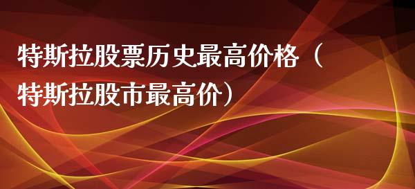 特斯拉股票历史最高价格（特斯拉股市最高价）_https://www.kuaijiepai.net_国际股建_第1张