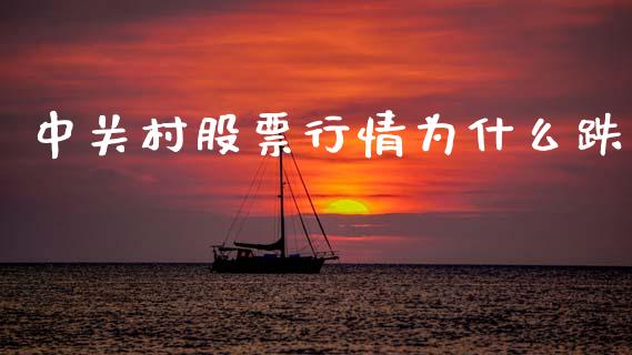 中关村股票行情为什么跌_https://www.kuaijiepai.net_新股新闻_第1张