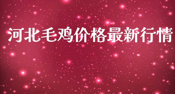 河北毛鸡价格最新行情_https://www.kuaijiepai.net_国际期货_第1张