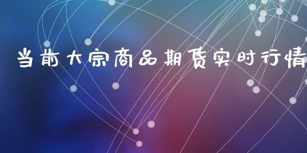 当前大宗商品期货实时行情_https://www.kuaijiepai.net_期货资讯_第1张