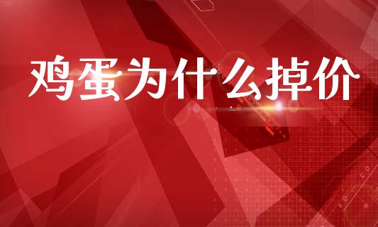 鸡蛋为什么掉价_https://www.kuaijiepai.net_期货资讯_第1张