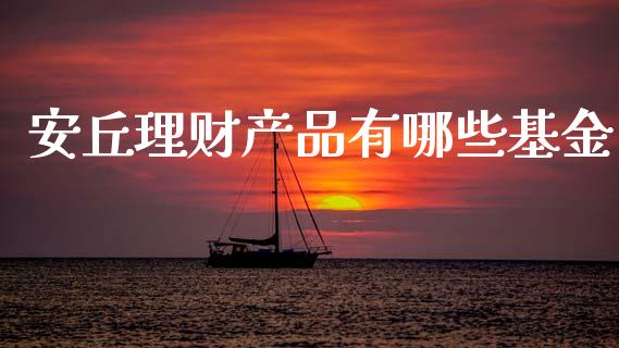 安丘理财产品有哪些基金_https://www.kuaijiepai.net_期货理财_第1张