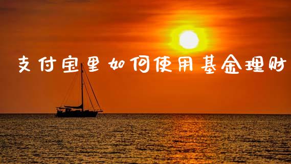 支付宝里如何使用基金理财_https://www.kuaijiepai.net_投资理财_第1张