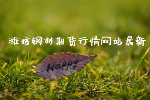 潍坊钢材期货行情网站最新_https://www.kuaijiepai.net_期货资讯_第1张