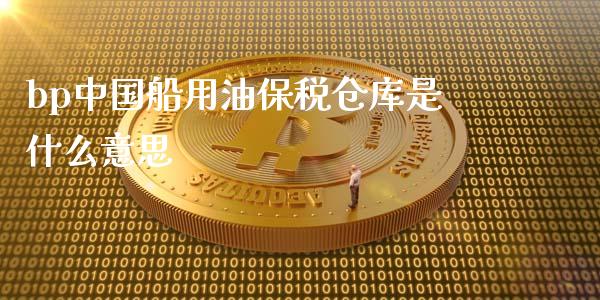 bp中国船用油保税仓库是什么意思_https://www.kuaijiepai.net_新股新闻_第1张