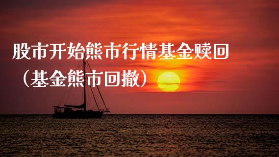 股市开始熊市行情基金赎回（基金熊市回撤）_https://www.kuaijiepai.net_投资理财_第1张