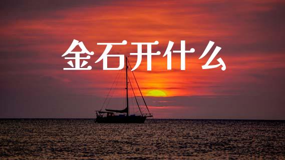 金石开什么_https://www.kuaijiepai.net_新股新闻_第1张