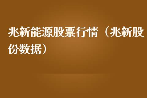 兆新能源股票行情（兆新股份数据）_https://www.kuaijiepai.net_新股新闻_第1张