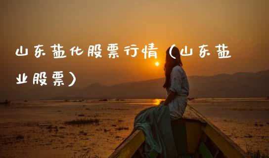 山东盐化股票行情（山东盐业股票）_https://www.kuaijiepai.net_新股新闻_第1张