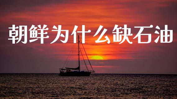 朝鲜为什么缺石油_https://www.kuaijiepai.net_期货资讯_第1张