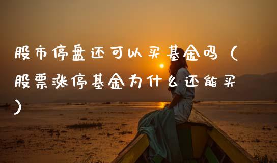 股市停盘还可以买基金吗（股票涨停基金为什么还能买）_https://www.kuaijiepai.net_期货理财_第1张