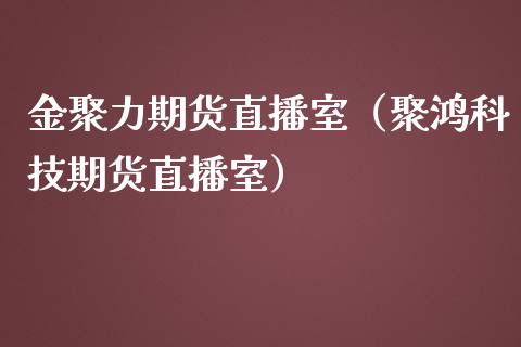 金聚力期货直播室（聚鸿科技期货直播室）_https://www.kuaijiepai.net_期货在线_第1张