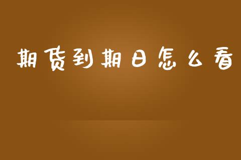 期货到期日怎么看_https://www.kuaijiepai.net_国际期货_第1张