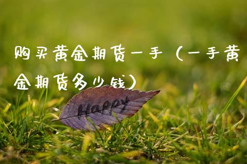 购买黄金期货一手（一手黄金期货多少钱）_https://www.kuaijiepai.net_期货资讯_第1张