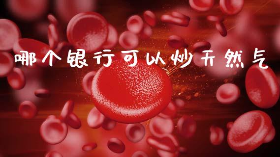哪个银行可以炒天然气_https://www.kuaijiepai.net_期货理财_第1张