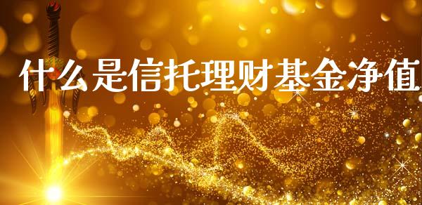 什么是信托理财基金净值_https://www.kuaijiepai.net_期货理财_第1张