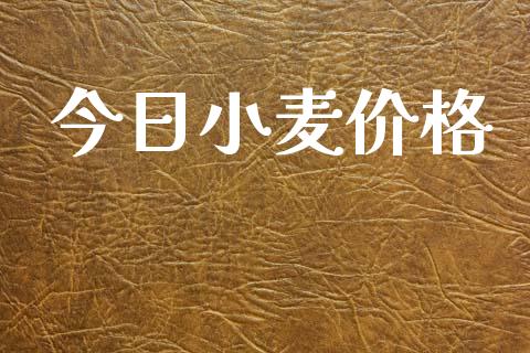 今日小麦价格_https://www.kuaijiepai.net_期货资讯_第1张