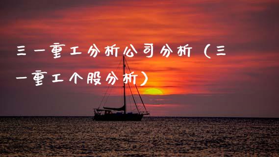 三一重工分析公司分析（三一重工个股分析）_https://www.kuaijiepai.net_国际股建_第1张