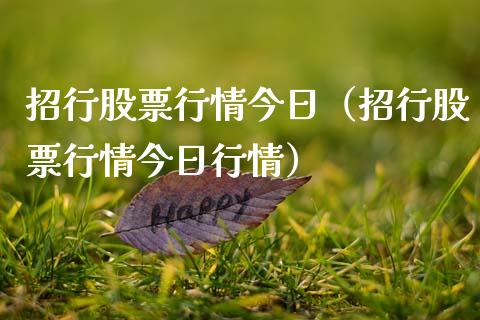 招行股票行情今日（招行股票行情今日行情）_https://www.kuaijiepai.net_新股新闻_第1张