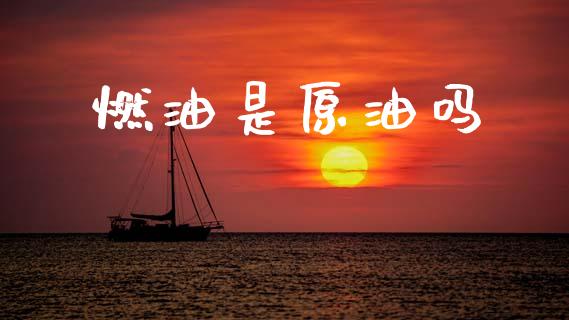 燃油是原油吗_https://www.kuaijiepai.net_期货在线_第1张
