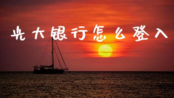 光大银行怎么登入_https://www.kuaijiepai.net_国际期货_第1张