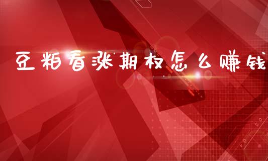 豆粕看涨期权怎么赚钱_https://www.kuaijiepai.net_期货资讯_第1张
