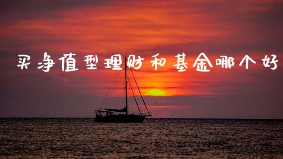 买净值型理财和基金哪个好_https://www.kuaijiepai.net_期货理财_第1张