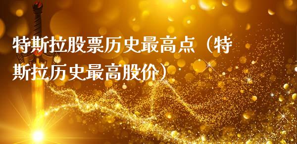 特斯拉股票历史最高点（特斯拉历史最高股价）_https://www.kuaijiepai.net_国际股建_第1张