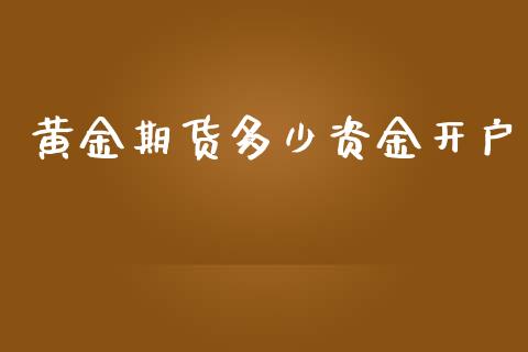 黄金期货多少资金开户_https://www.kuaijiepai.net_国际期货_第1张
