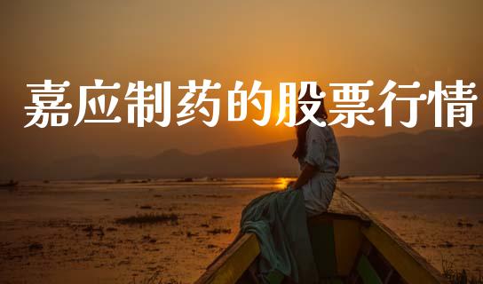 嘉应制药的股票行情_https://www.kuaijiepai.net_国际股建_第1张