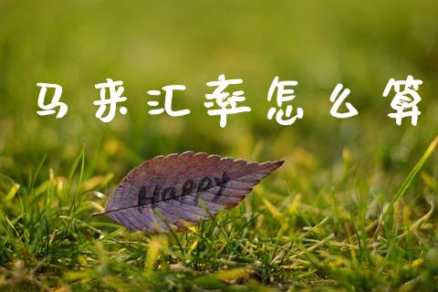 马来汇率怎么算_https://www.kuaijiepai.net_国际期货_第1张